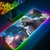 Imagem do Mouse Pad RGB grande XXL Gaming Mousepad LED Mausepad Gamer Cyberpunks Tapete de