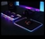 Mouse Pad RGB grande XXL Gaming Mousepad LED Mausepad Gamer Cyberpunks Tapete de