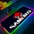 Mouse Pad RGB grande XXL Gaming Mousepad LED Mausepad Gamer Cyberpunks Tapete de