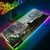 Mouse Pad RGB grande XXL Gaming Mousepad LED Mausepad Gamer Cyberpunks Tapete de - comprar online