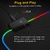 Grande Mouse Pad RGB Mouse Mats Mousepad RGB Tapete de mesa Gaming Mouse Pad Gam - JulioAraujoYT