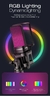 Zealsound RGB USB Gaming Condenser Microphone For PC PS4 PS5 Mac with Pop Filter - JulioAraujoYT