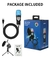 Frete Grátis Microfone USB RGB Microfone Condensador Wire Gaming Mic para Podca