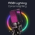 Zealsound RGB USB Gaming Condenser Microphone For PC PS4 PS5 Mac with Pop Filter - loja online