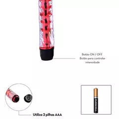 VIBRADOR TRANSLÚCIDO COM GLANDE - comprar online
