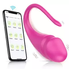 VIBRADOR DE CASAL CONTROLE POR APLICATIVO - Tons de rosa - Sex shop e Lingerie em Recife