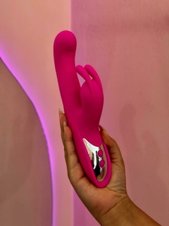 VIBRADOR PONTO G COM ESTIMULADOR CLITORIANO RABBIT - comprar online
