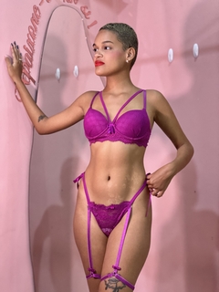CONJUNTO BELA - Tons de rosa - Sex shop e Lingerie em Recife
