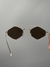 ÓCULOS DE SOL FRANÇA DOURADO ESPELHADO - Dallas Eyewear