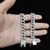 Corrente ice cravejada fecho gaveta - Ice Dropzx