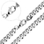 ASONSTEEL Fashion Long Rope Cuba Link Neck Chains Necklace Gold Color Stainless