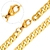 ASONSTEEL Fashion Long Rope Cuba Link Neck Chains Necklace Gold Color Stainless