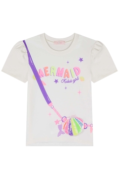 Conjunto de Blusa em Cotton e Short Saia em Air Flow 86016 Kukiê Infantil Menina na internet