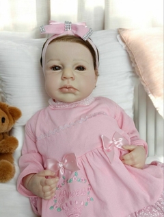 BEBÊ REBORN LOU LOU MENINA PRINCESA - 2 A 3 DIAS UTEIS PARA FABRICAÇÃO - comprar online