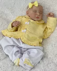 Bebê Reborn Realista Lou Lou Careca - loja online