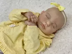 Bebê Reborn Realista Lou Lou Careca