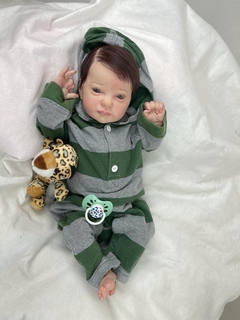 Bebê Reborn Realista Aurora Sky Menino