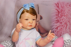 BEBÊ REBORN REALISTA MENINA SHAYANN OLHOS CASTANHOS - ENVIO IMEDIATO - Meu Querido Reborn