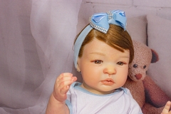 BEBÊ REBORN REALISTA MENINA SHAYANN OLHOS CASTANHOS - ENVIO IMEDIATO - loja online