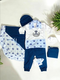 CONJUNTO MARINHEIRO AZUL ESCURO PARA BEBÊ REBORN REALISTA