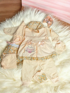 CONJUNTO PRINCESS CREME PARA BEBÊ REBORN REALISTA - comprar online