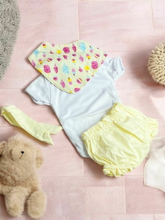 CONJUNTO AMARELO PARA BEBÊ REBORN REALISTA - comprar online