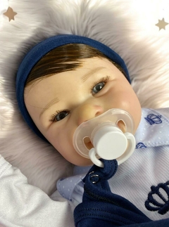 BEBÊ REBORN REALISTA MAIZE MENINO SORRINDO - ENVIO IMEDIATO - Meu Querido Reborn