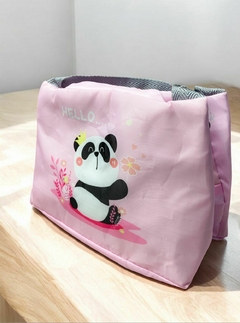 BOLSA TÉRMICA INFANTIL COM ALÇA - ROSA - PANDA - comprar online