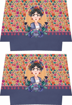 Recortes sublimados - Necessarie Tradicional Frida Kahlo 8