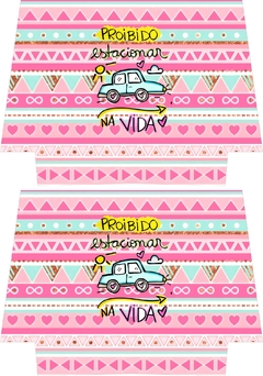 Recortes sublimados - Necessaire Tradicional