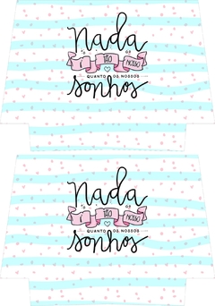 Recortes sublimados - Necessaire Tradicional na internet