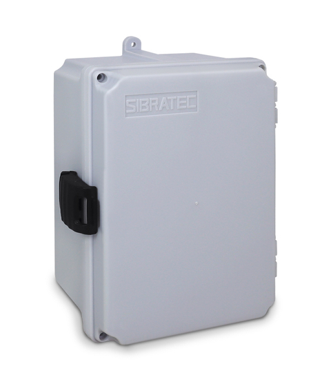 Caixa Plástica Multiuso CCA (Pequena com Tampa Baixa) - com Proteção UV - C200xL140xP100mm com Fecho