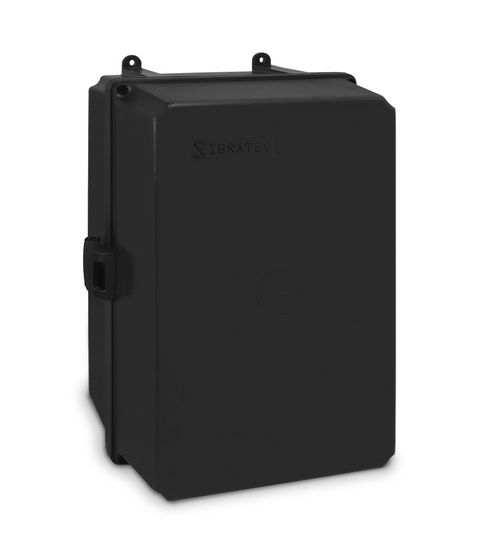 Caixa Plástica Multiuso CCA (Média) "Modelo Econômico" Cor PRETA - C280xL180xP140mm Com Fecho