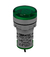 Medidor de Temperatura 22mm AD22-22TMG Verde com Medição -20°C até 199°C - Alimentação 60~380V - RJ-ELETRICISTA LOJA VIRTUAL