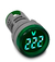 Voltímetro Digital 22mm Verde de 20-500Vca - AD22-22VS-G
