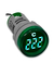 Medidor de Temperatura 22mm AD22-22TMG Verde com Medição -20°C até 199°C - Alimentação 60~380V