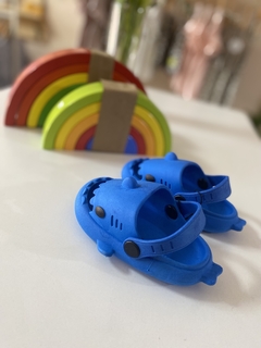 Crocs shark Marco blue - littleroma