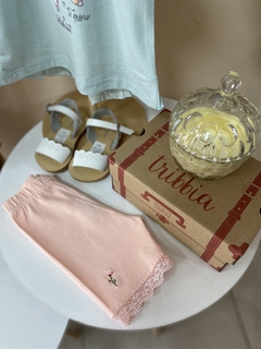 Biker Brais Rosa imperial