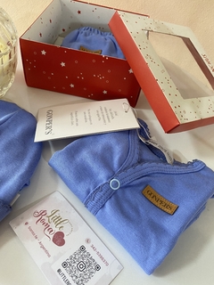 ajuar baby santino celeste - comprar online