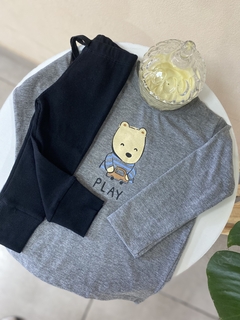 Camiseta Teddy Play gris