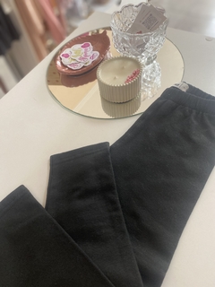 Leggins Cecil friza negra - comprar online