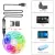 Wi-fi luzes led strip sync música rgb 5050 led tape alexa luzes inteligentes tira para decoração do quarto do partido tv backlight - comprar online