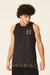 Camiseta Regata Onbongo Estampada Preta