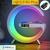 15W Wireless Charger Stand LED RGB Light Desk Lamp Speaker APP Control For iPhon - (cópia) - comprar online