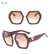 New Fashion Women Irregular Oversized Sunglasses Retro Designer Ladies Sun Glass - (cópia) - (cópia)