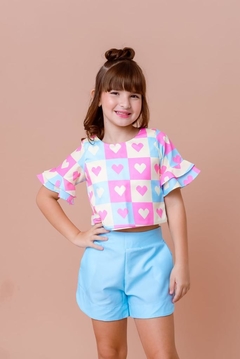CONJUNTO TOM PASTEL CORAÇÃO - comprar online