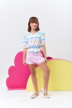 Conjunto Short saia