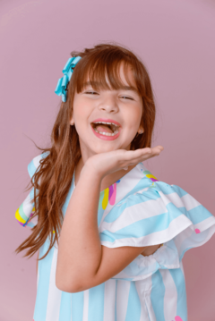 Vestido Listra Libélula - Milelê | Moda Infantil