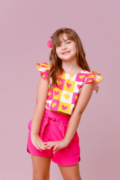 Conjunto Coração - Milelê | Moda Infantil