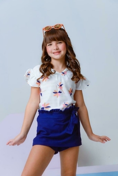Conjunto Coqueiro Azul Marinho - comprar online